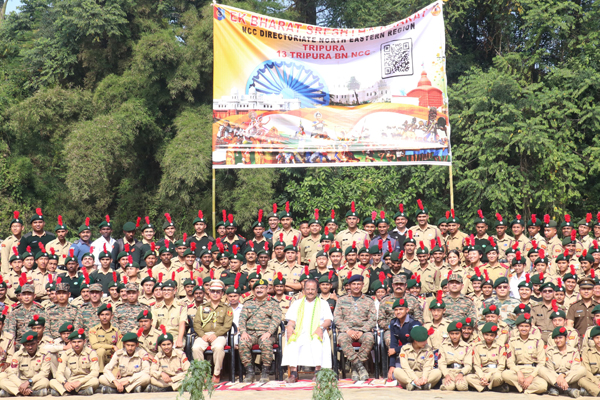 Tripura Guv opens Ek Bharat Shreshtha Bharat NCC Camp